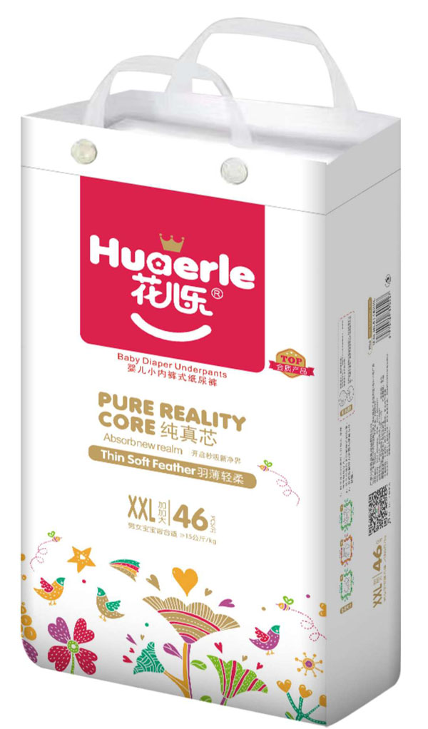花兒樂(lè)嬰兒小內(nèi)褲式紙尿褲XXL
