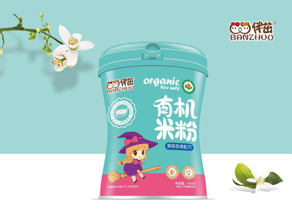 伴茁有機米粉-果蔬多維配方罐裝