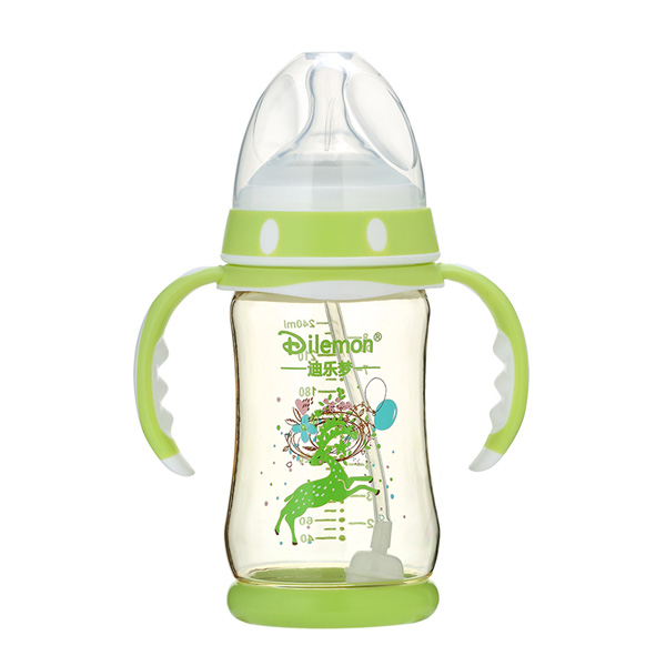 迪樂夢(mèng)PPSU奶瓶240ml綠色