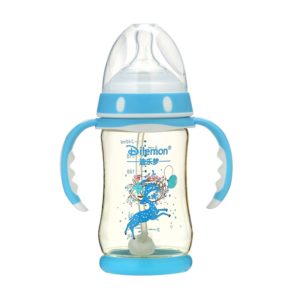 迪樂夢(mèng)PPSU奶瓶240ml藍(lán)色