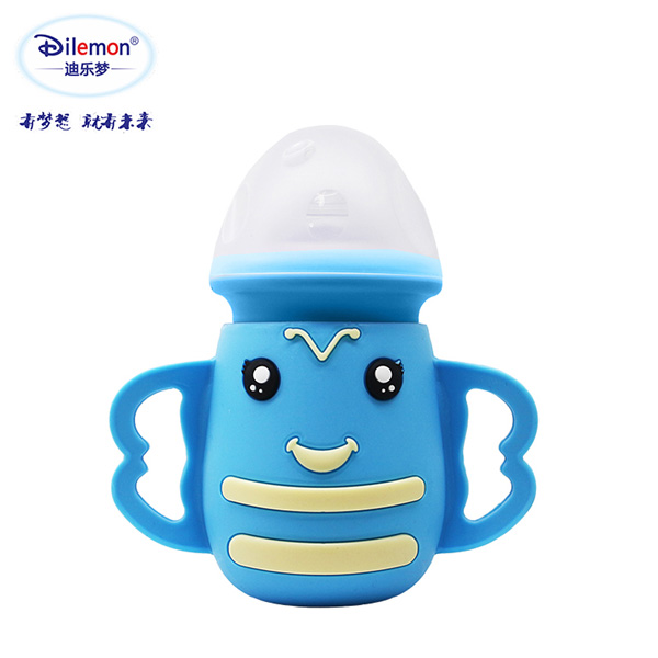 迪樂(lè)夢(mèng)高鵬硅玻璃奶瓶5034藍(lán)色