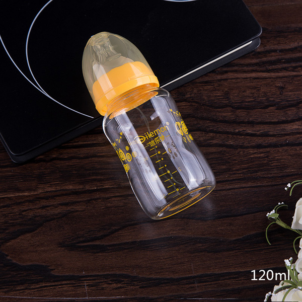 迪樂(lè)夢(mèng)高鵬硅玻璃奶瓶5003橙色