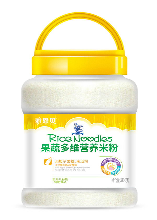 雅恩貝800克果蔬多維營養(yǎng)米粉