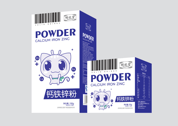明優(yōu)堂鈣鐵鋅粉