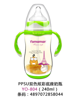 優(yōu)秀媽咪PPSU雙色炫彩底座奶瓶綠色240ml.jpg 優(yōu)秀媽咪PPSU雙色炫彩底座奶瓶綠色240ml.jpg