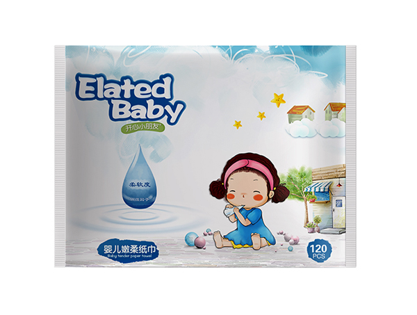 開(kāi)心小朋友嬰兒柔嫩紙巾