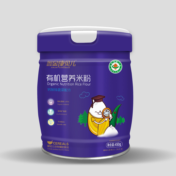 鑫金康貝爾有機營養(yǎng)米粉-鈣鐵鋅蔬菜配方