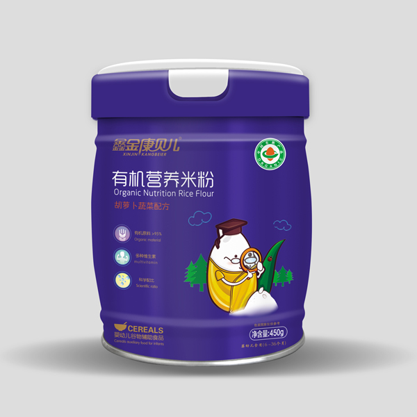 鑫金康貝爾有機營養(yǎng)米粉-胡蘿卜蔬菜配方