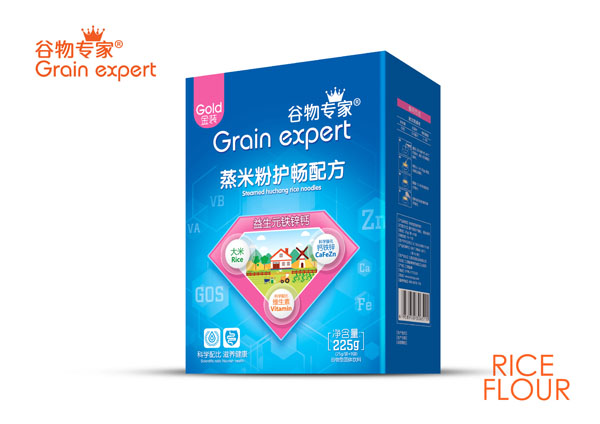 谷物專家蒸米粉護(hù)暢配方-益生元鐵鋅鈣 盒裝