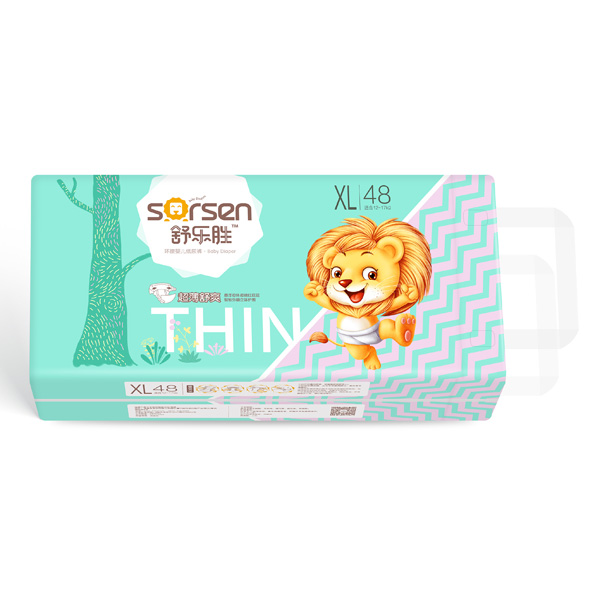 舒樂勝環(huán)腰嬰兒紙尿褲大包XL48