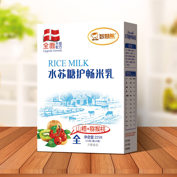 智慧熊水蘇糖護(hù)暢米乳-山楂+獼猴桃 盒裝