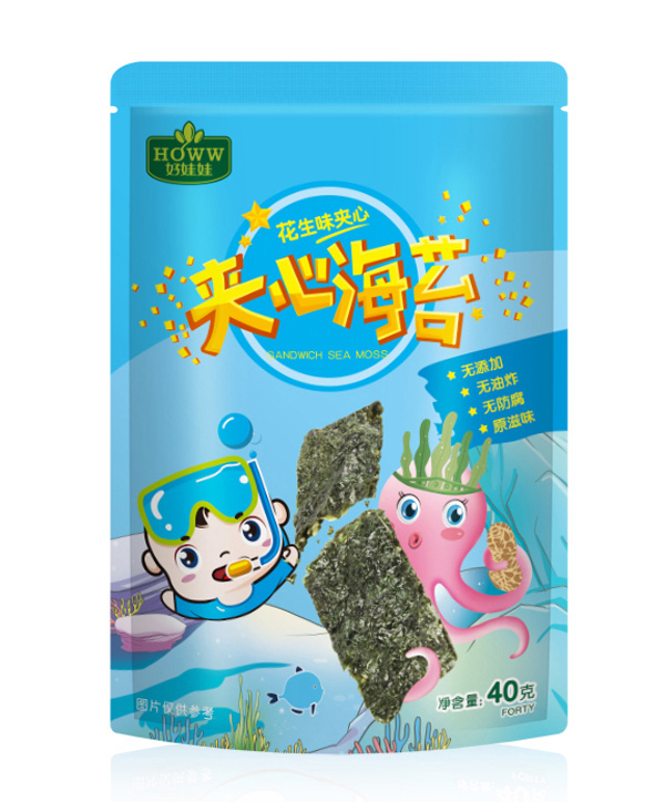 好娃娃花生味夾心海苔 袋裝
