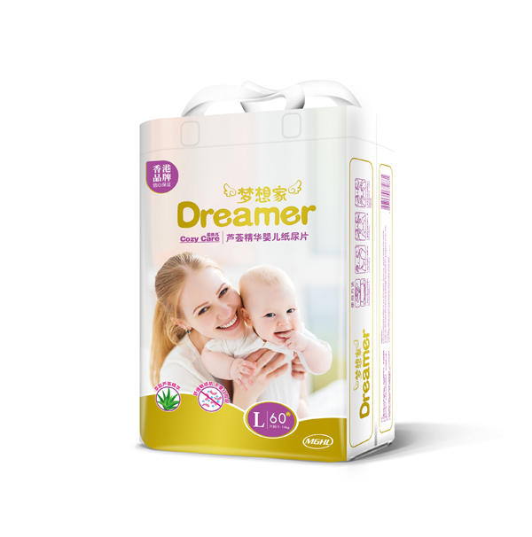 柔非凡夢(mèng)想家蘆薈精華嬰兒紙尿片L60