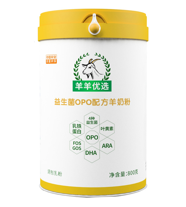 羊羊優(yōu)選益生菌OPO配方羊奶粉800g