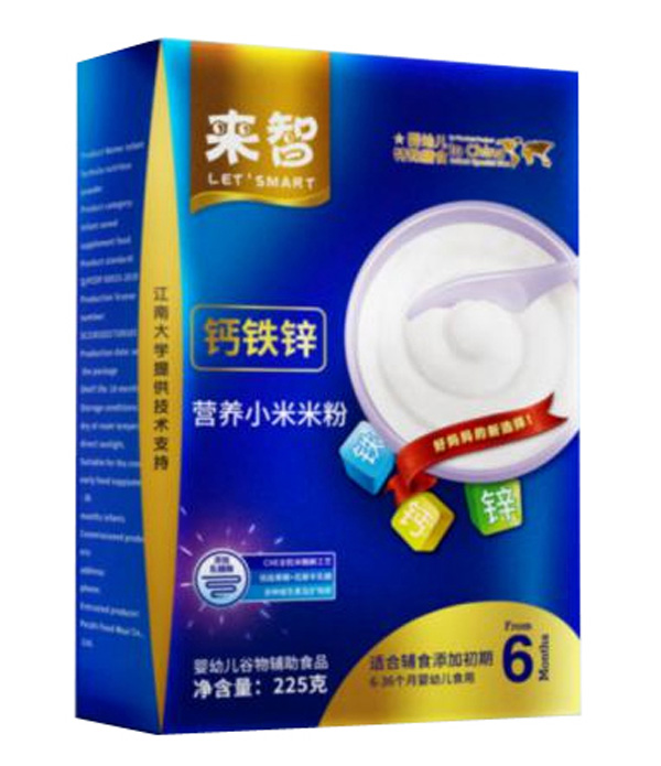 來智鈣鐵鋅營(yíng)養(yǎng)小米米粉