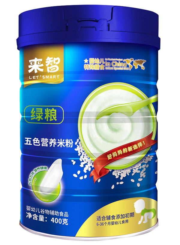 來(lái)智五色營(yíng)養(yǎng)米粉 綠糧