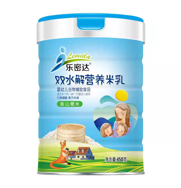 樂密達(dá)雙水解營養(yǎng)米乳-淮山薏米