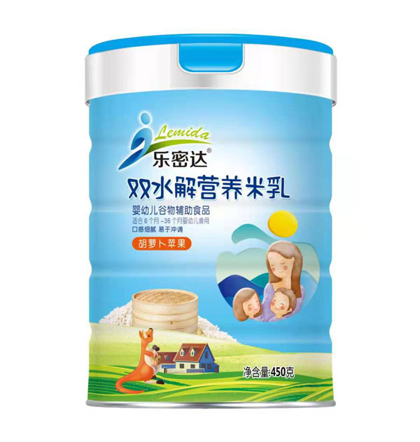 樂密達(dá)雙水解營養(yǎng)米乳-胡蘿卜蘋果