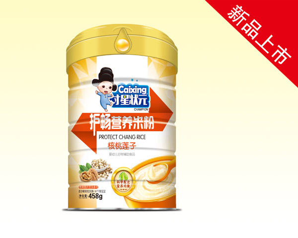 才星狀元護暢營養(yǎng)米粉-核桃蓮子罐裝