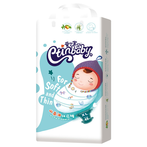 愛(ài)丁寶貝山茶油紙尿褲XL48