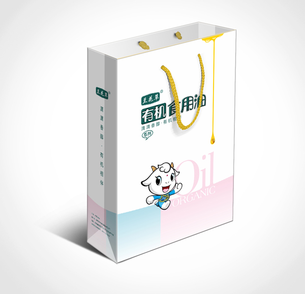 蘭花草有機食用油禮盒袋2