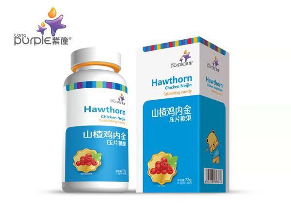 紫僮山楂雞內金壓片糖果
