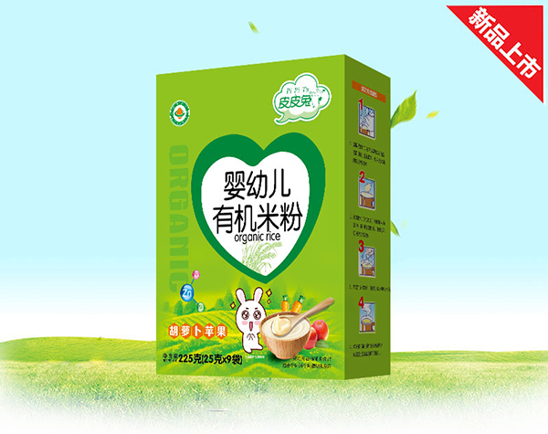 皮皮兔嬰幼兒有機(jī)米粉-胡蘿卜蘋果