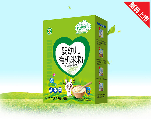 皮皮兔嬰幼兒有機(jī)米粉-益生菌