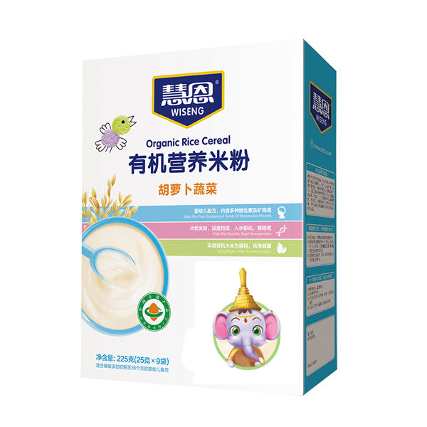 慧恩有機胡蘿卜蔬菜營養(yǎng)米粉