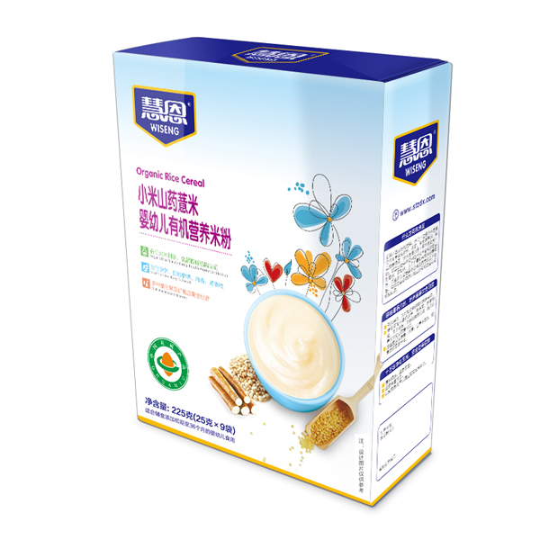 慧恩小米山藥薏米嬰幼兒有機營養(yǎng)米粉225g