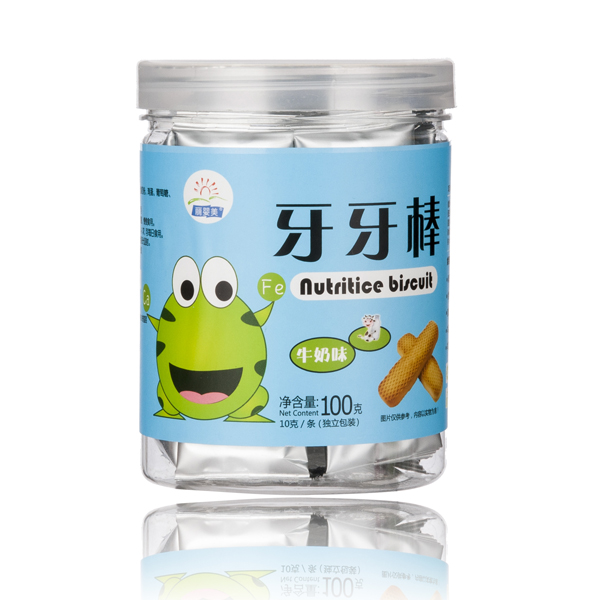 麗嬰美牙牙棒 牛奶味