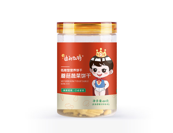 迪利凱特低敏型蘑菇蔬菜餅干