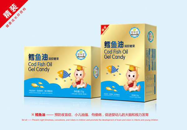 聰俐寶鱈魚油凝膠糖果