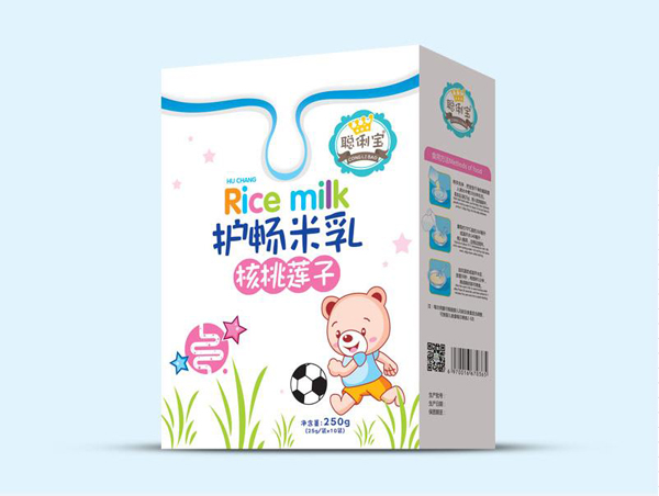 聰俐寶核桃蓮子護(hù)暢米乳 盒裝