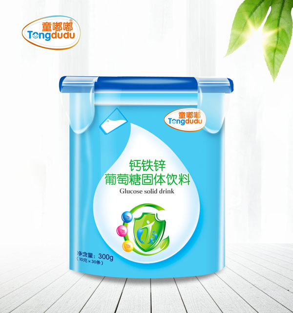 童嘟嘟鈣鐵鋅葡萄糖固體飲料 樂扣裝