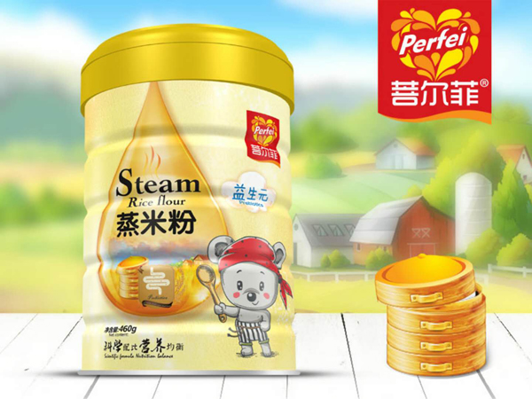 菩爾菲益生元蒸米粉 聽裝