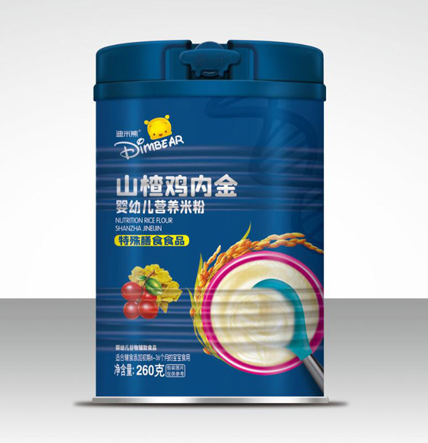 迪米熊嬰幼兒營(yíng)養(yǎng)米粉-山楂雞內(nèi)金