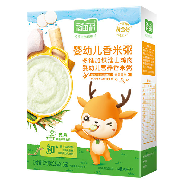 稻田村營養(yǎng)香米粥-淮山雞肉