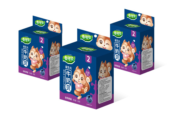 壹諾貝益生元牛奶貝 藍(lán)莓味