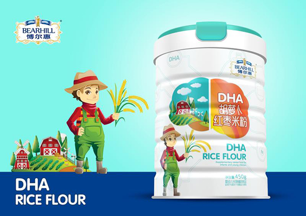 博爾慧DHA胡蘿卜紅棗米粉