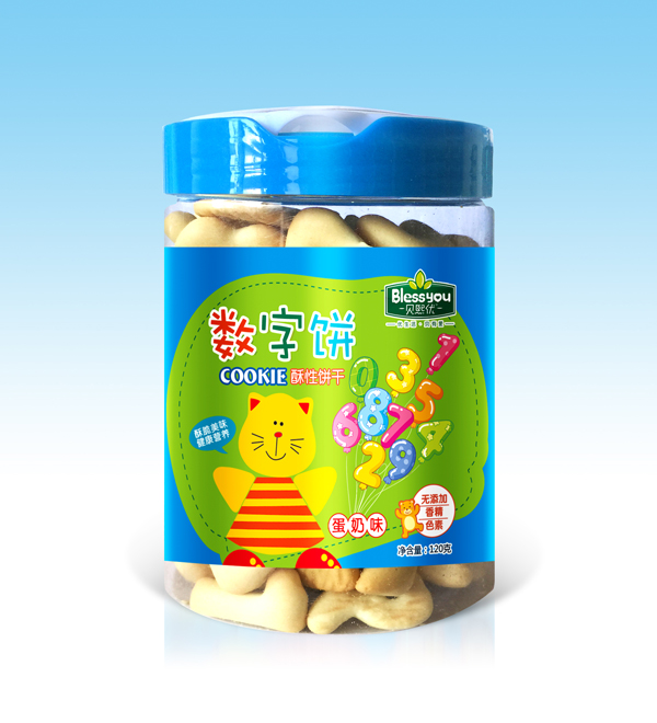 貝熙優(yōu)蛋奶數(shù)字餅 蛋奶味