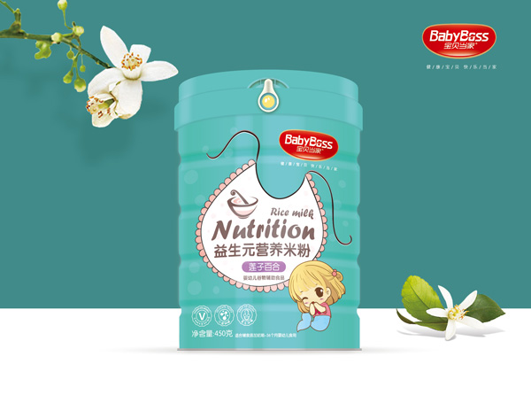 寶貝當(dāng)家蓮子百合益生元營(yíng)養(yǎng)米粉 聽(tīng)裝