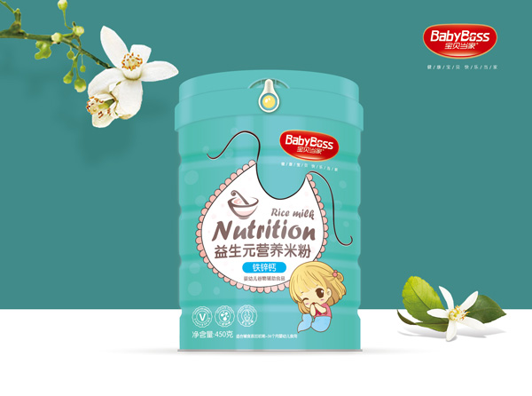 寶貝當(dāng)家鐵鋅鈣益生元營(yíng)養(yǎng)米粉 聽(tīng)裝