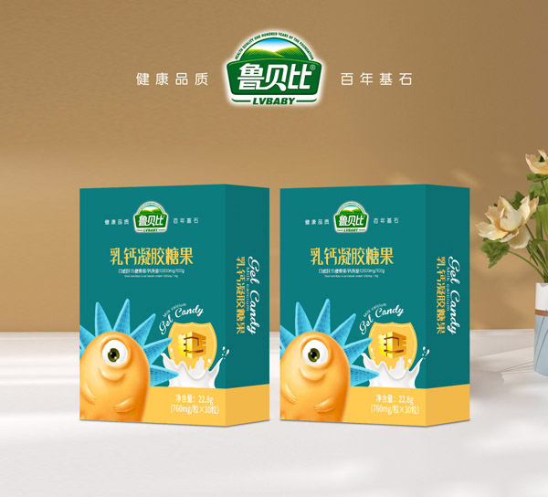 魯貝比乳鈣凝膠糖果盒裝