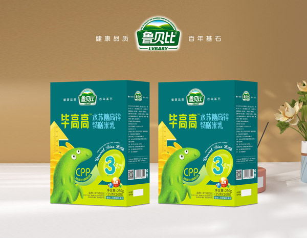 魯貝比畢高高水蘇糖高鋅特膳米乳 盒裝