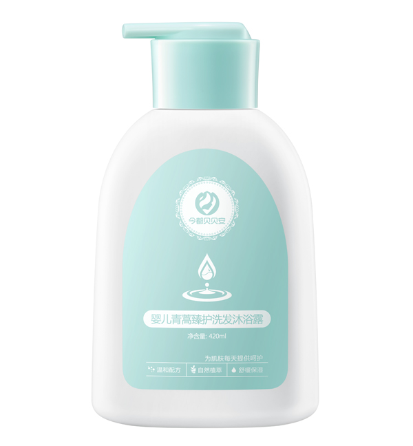 今都貝貝安嬰兒青蒿臻護洗發(fā)沐浴露