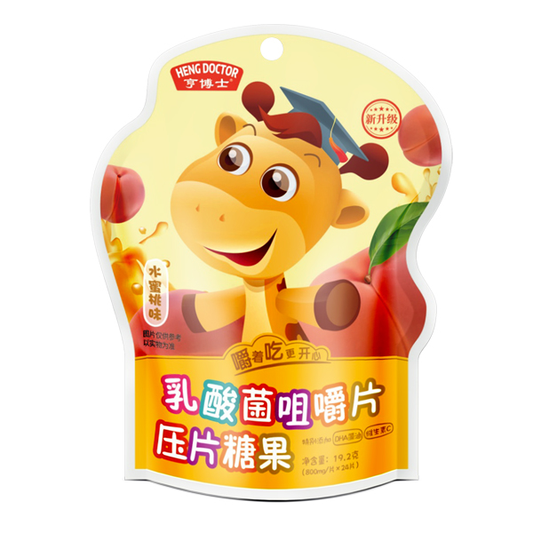 亨博士乳酸菌咀嚼片 水蜜桃味