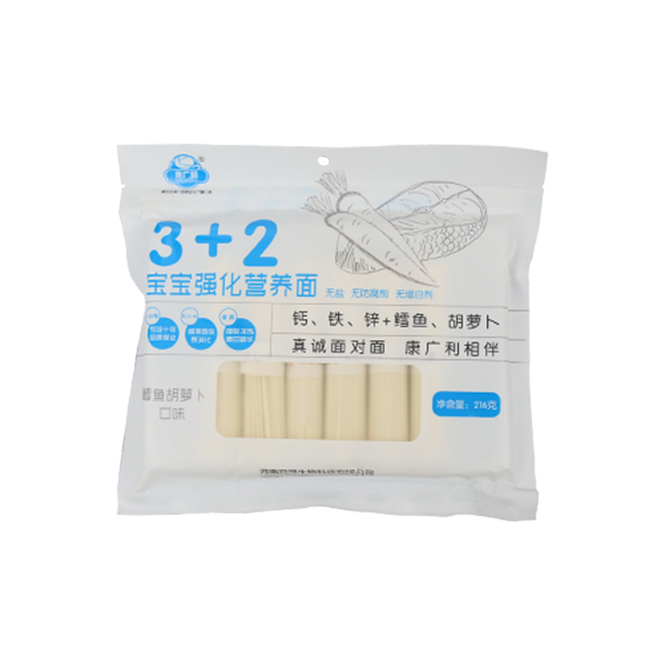 康廣利3+2寶寶強(qiáng)化營(yíng)養(yǎng)面 鱈魚胡蘿卜口味