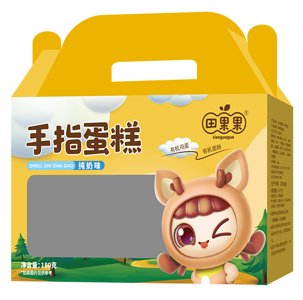 田果果手指蛋糕 純奶味