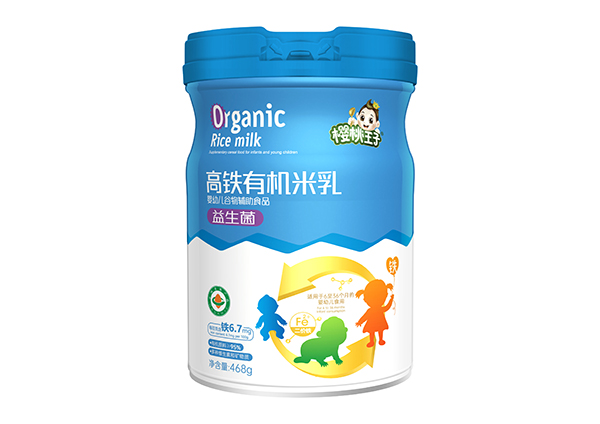 櫻桃王子高鐵有機米乳 益生菌 聽裝